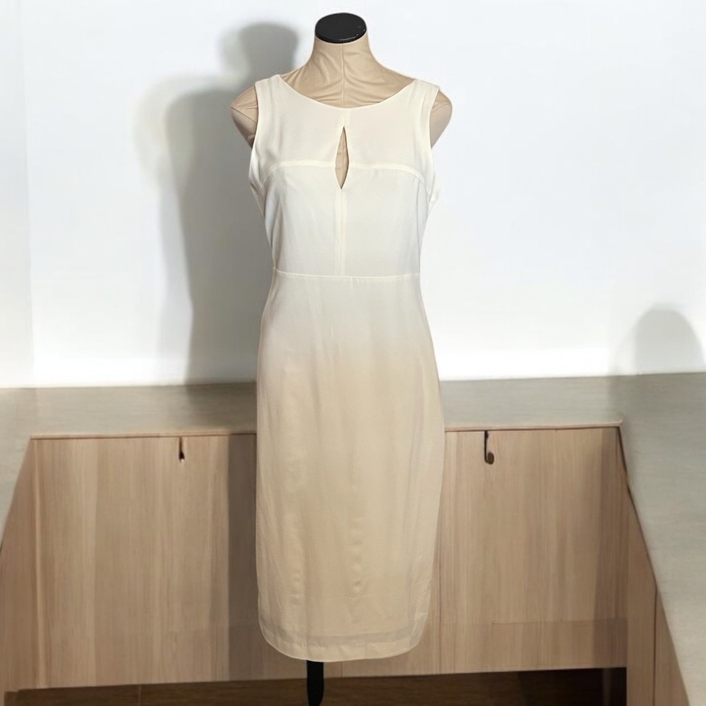 Black Swan Ecru Midi Sleeveless Dress - Picture 2 of 11